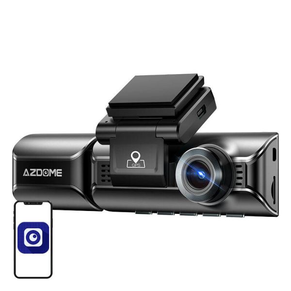 Azdome 550Pro Front camera 4K, rear camera 1080p and internal IR camera, WiFi 5G/2.4G, GPS, G-Sensor, USB mini + 64GB memory card