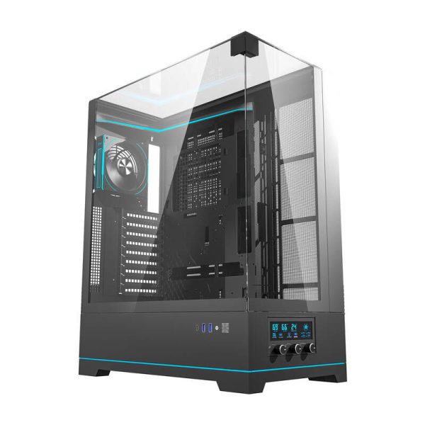 Darkflash DY450L PRO computer case (black) + 1 fan