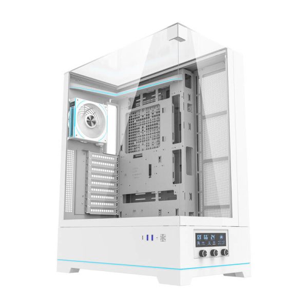 Darkflash DY450L PRO computer case (white) + 1 fan