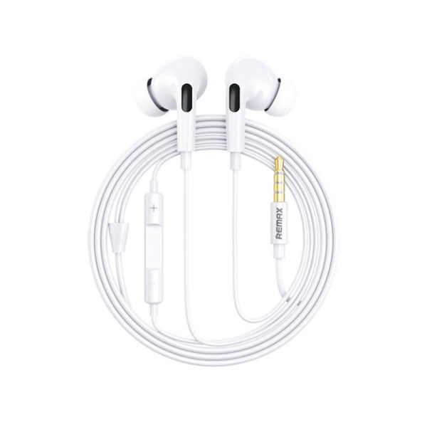 Earphones Remax RM-533, 3.5 mini jack, 1.2m (white)