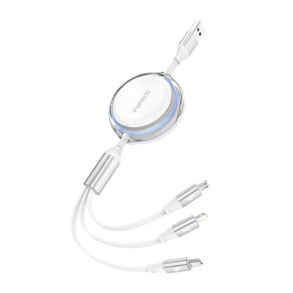 Foneng X113 3-in-1 Cable 1.1M White