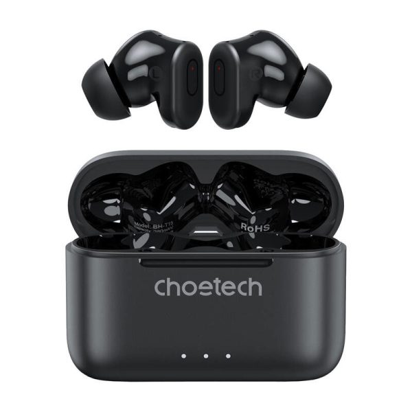 TWS Choetech BH-T15 ANC+ENC Wireless Headphones (black)