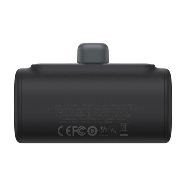 Powerbank OS-Baseus Compact IP 5000mAh 20W (black)