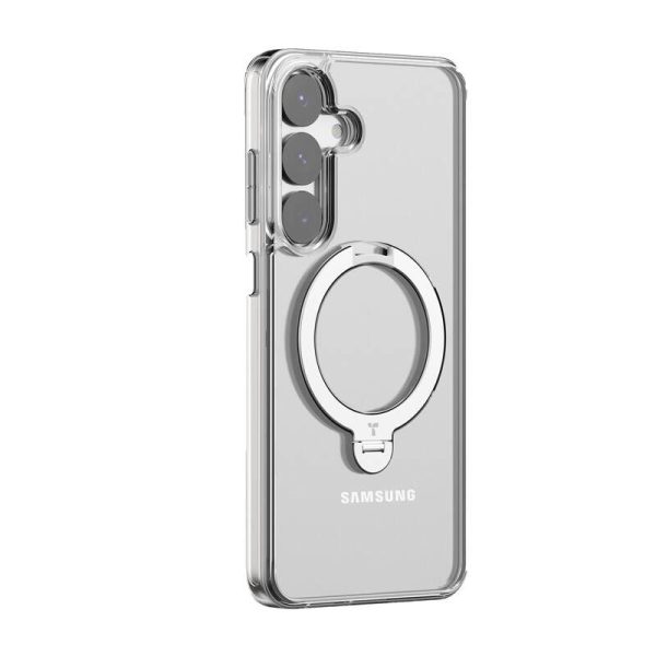 Torras Ostand Spin Series phone case for Samsung S25 (transparent)