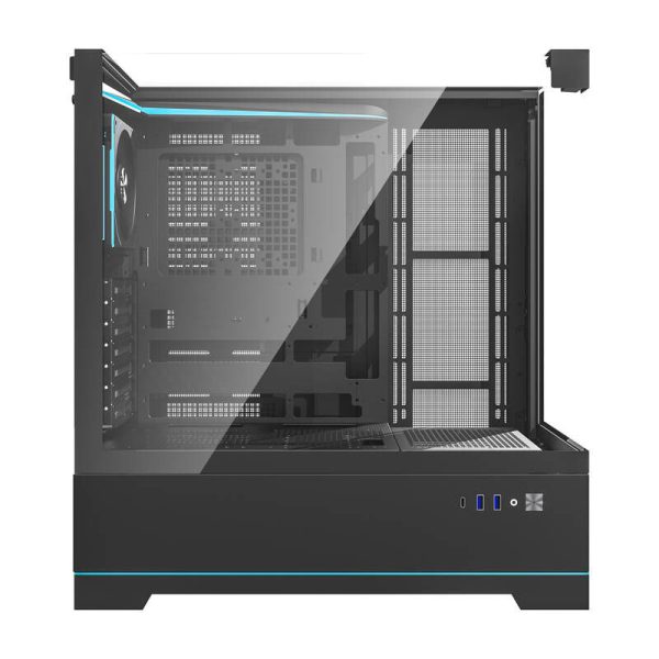 Darkflash DY450 PRO computer case (black) + 1 fan