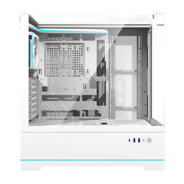 Darkflash DY450 PRO computer case (white) + 1 fan