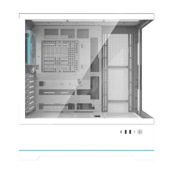 Darkflash DY451 PRO computer case (white) + 1 fan