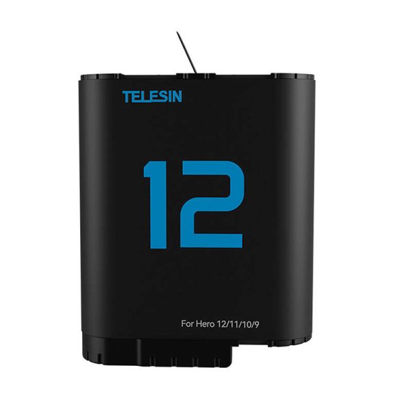 TELESIN dual battery charger for GoPro Hero 12/11/10/9