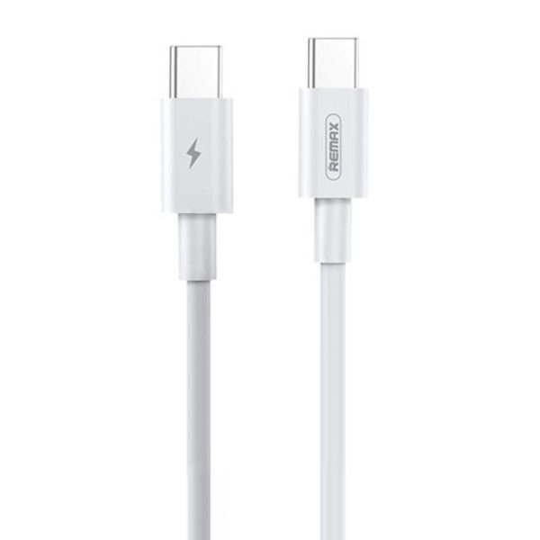 Cable USB-C do USB-C Remax Marlik, 2m, 100W (white)