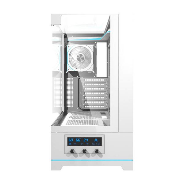 Darkflash DY450 PRO computer case (white) + 1 fan