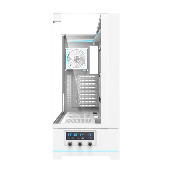 Darkflash DY450L PRO computer case (white) + 1 fan