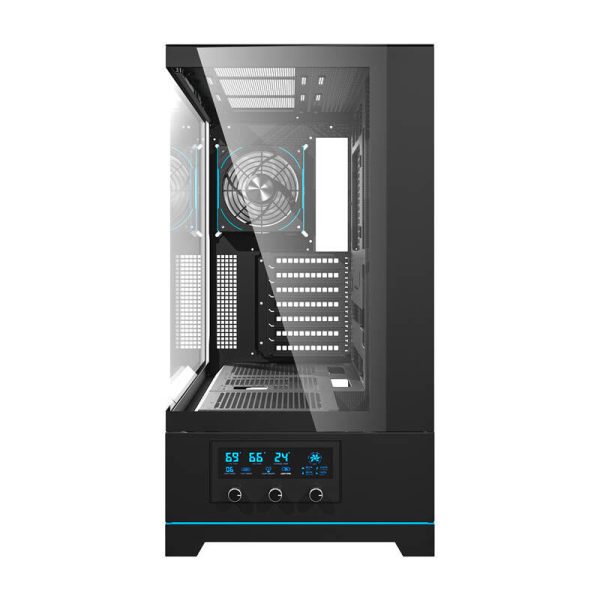 Darkflash DY451 PRO computer case (black) + 1 fan