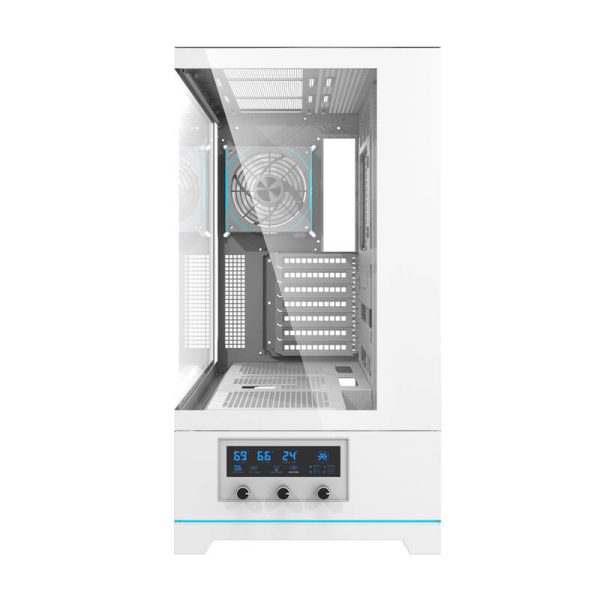 Darkflash DY451 PRO computer case (white) + 1 fan