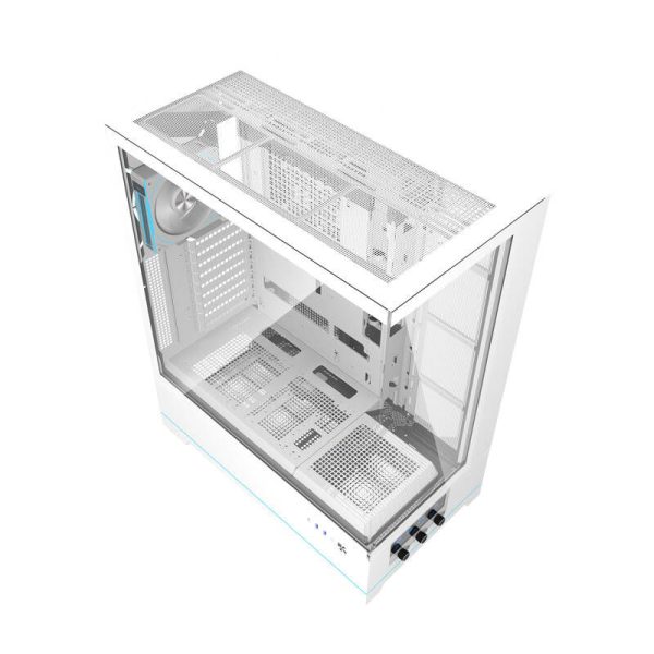 Darkflash DY451L PRO computer case (white) + 1 fan