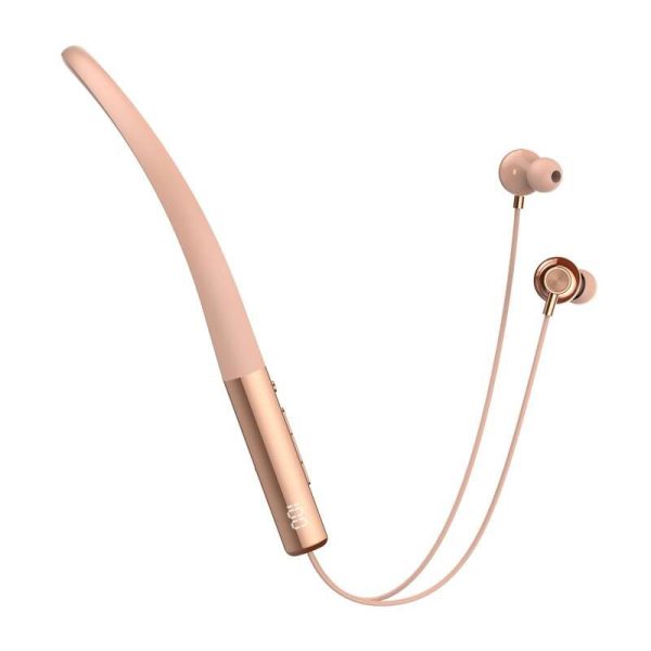 LDNIO N01 wireless neckband headphones (rose gold)