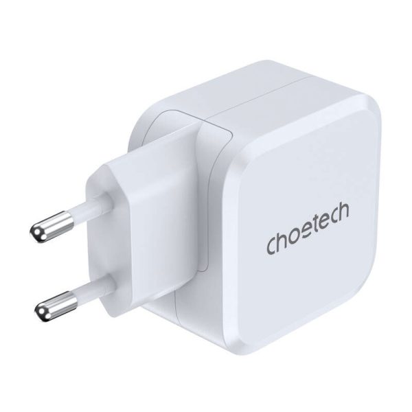 PD8007 USB-C PD45W power charger Choetech EU (white)