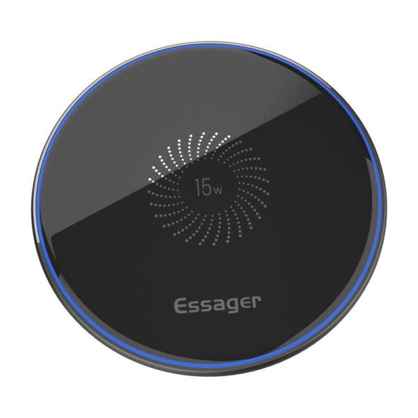 Wireless magnetic charger, Essager, EWXZMX-JMB01, 15W (black)