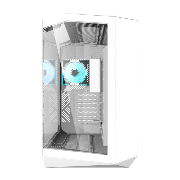 Darkflash DY470 computer case (white) + 4 fans