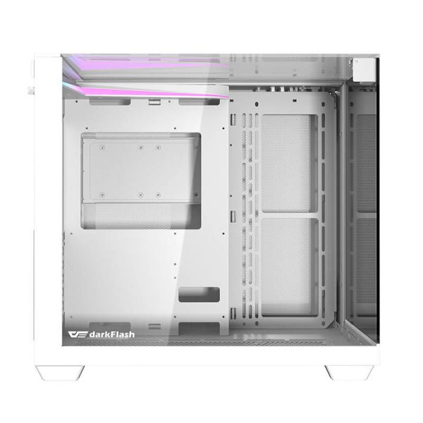 Darkflash TH285 computer case (white) + 4 fans