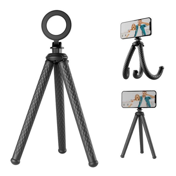 TELESIN flexible tripod for phones (black)