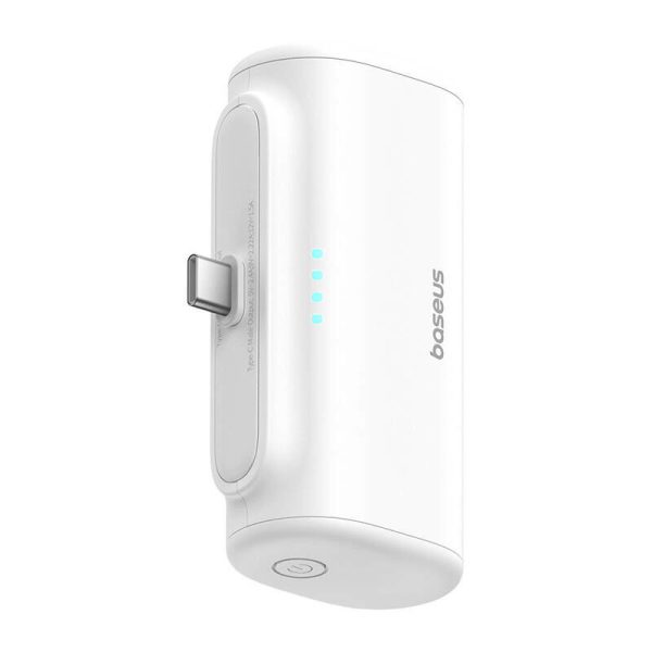 Powerbank Baseus Compact 5000mAh, 20W, USB-C (biały)