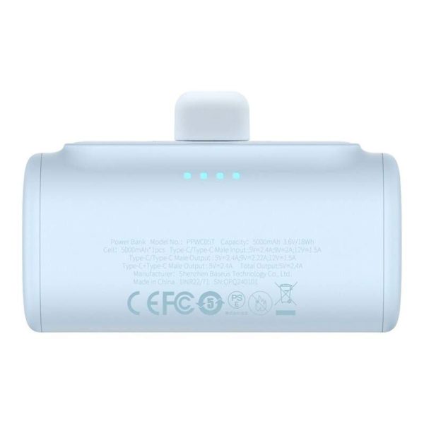 Powerbank baseus Compact USB-C 5000mAh, 20W (blue)