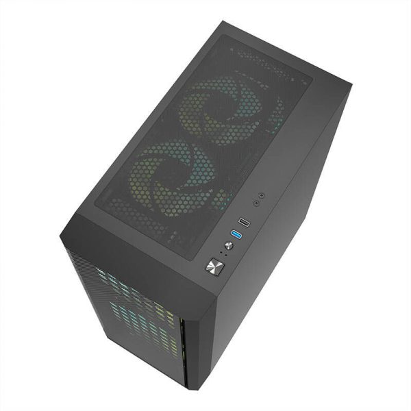 Darkflash DK360 computer case (black) + 3 ARGB fans