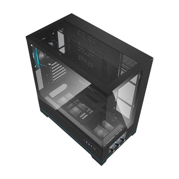 Darkflash DY451 PRO computer case (black) + 1 fan