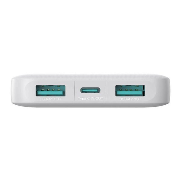 Joyroom Powerbank JR-PBF12 2.4A LED 10000mAh (white)