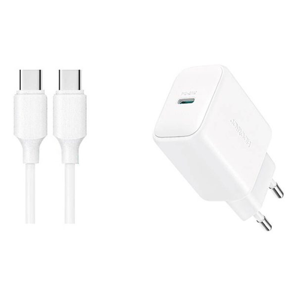 Joyroom power charger JR-TCF20 with C-C cable 20W 1m (white)