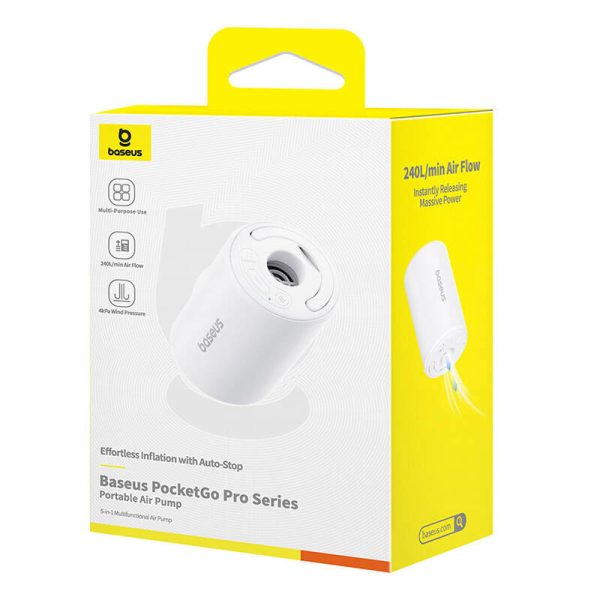 Baseus PocketGo Portable Pump (white)