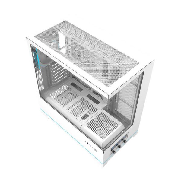 Darkflash DY451 PRO computer case (white) + 1 fan